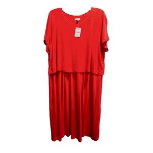 jjill NWT Women’s XL Sangaria Red Dress